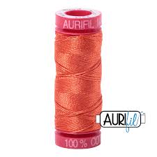 Aurifil 12wt. 50 mtr spool. 1154 Dusty Orange