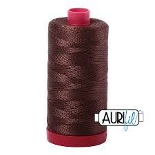 Aurifil 50 WT Cotton Thread Colour: Medium Bark 1285