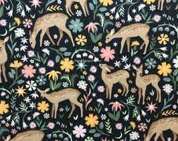 Dear Stella Design Floral Fawn 1559