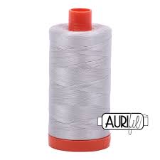 Aurifil 50 WT Cotton Thread Colour: Aluminium 2615