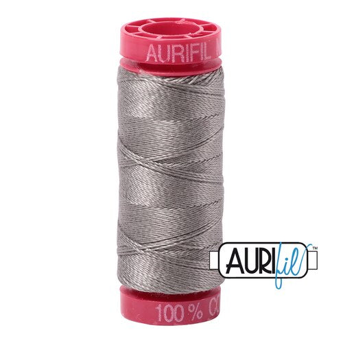 Aurifil 12wt. 50 mtr spool. 6732 Earl Gray
