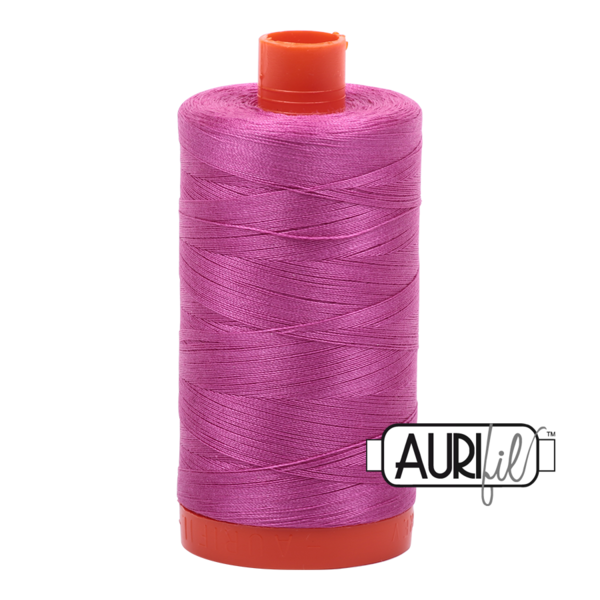 Aurifil 50 WT Cotton Thread Colour: Light Magenta 2588