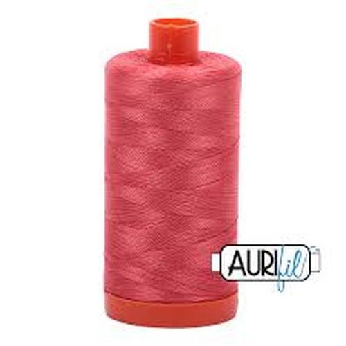 Aurifil 50 WT Cotton Thread Colour: Medium Red 5002