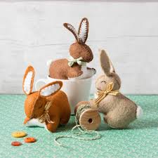 Corrine Lapierre Felt Bunnies