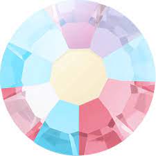Flatback, Hotfix Premium Crystals - Rose AB Crystal