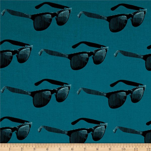 Dapper Prints by Luke for Moda - Mercury Rising Dusk Mountain Sunglasses