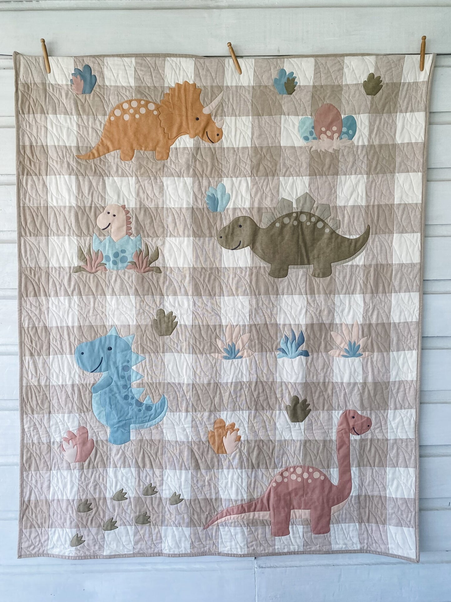 Dino Quilt Pattern only by Ella and Franc Designs