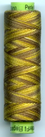 Sue Spargo Eleganza Perle Cotton #8, #5 and #3 - Olive Pit EZM10