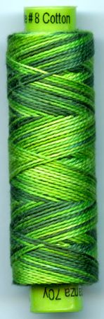 Sue Spargo Eleganza Perle Cotton #8, #5 and #3 - Fresh Cut Grass EZM11