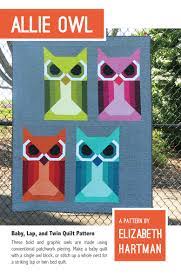 Allie Owl Quilt Pattern by Elizabeth Hartman