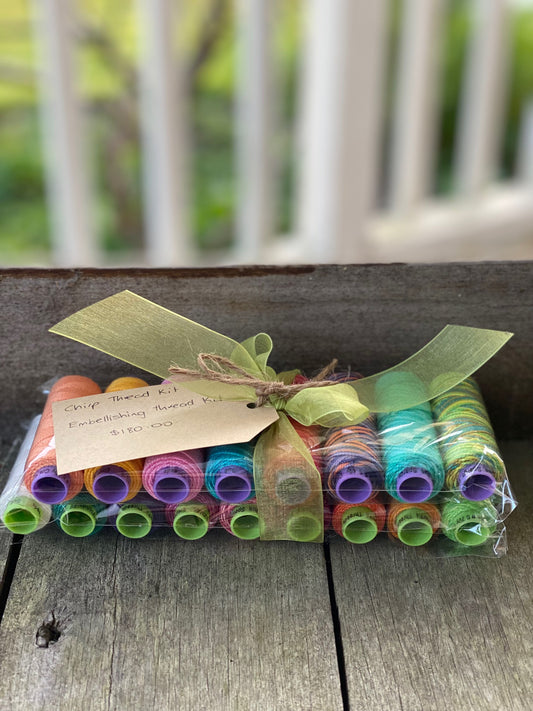 Embellishing Thread kit for Chirp Quilt Kit