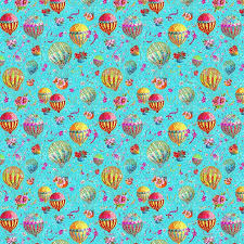 Festival by Odile Bailloeul Balloons small PW112 blue