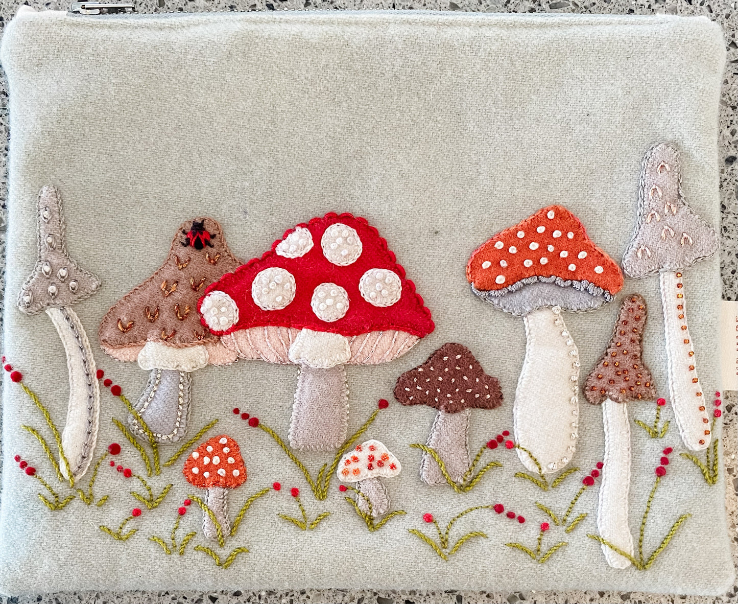 Forest Floor Zippy Bag - Red Pattern Only