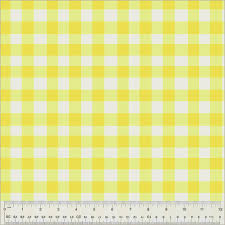 Heather Ross By Hand Yellow Gingham
