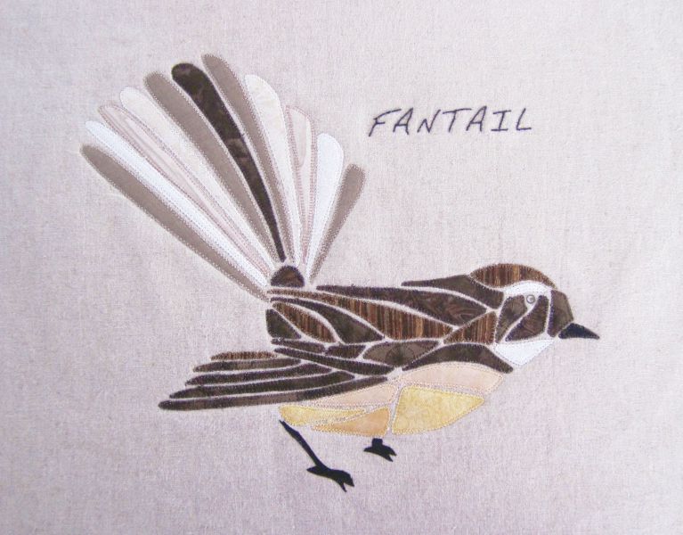 NZ Fantail Pattern by Tegan Montgomery-Williams
