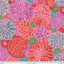 Kaffe Fassett Dahlias PWPJ113 Pink