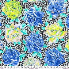 Kaffe Fassett Rose Bloom PWPJ077 Blue