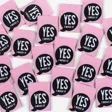 Yes I Made It Labels by Kylie and the Machine