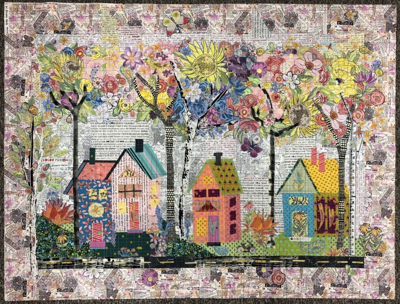 Laura Heine Birch Street Collage Pattern
