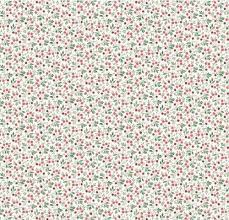 Liberty Cotton A Woodland Christmas - Frost Berry - White