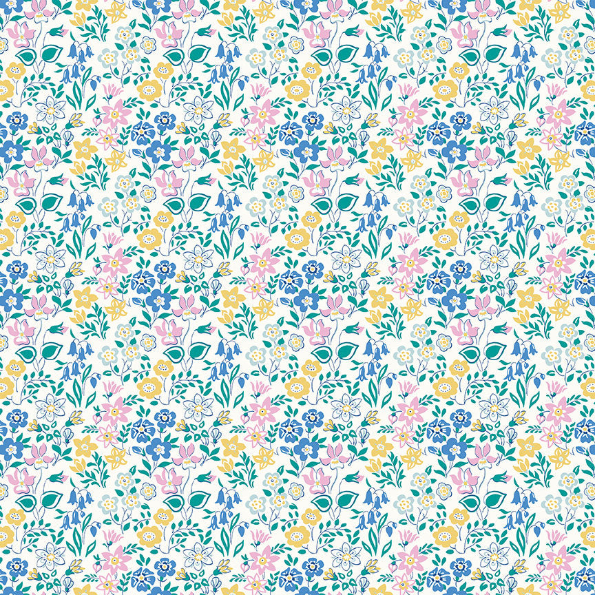 Liberty Cotton Silver Bells LB0477.5920A