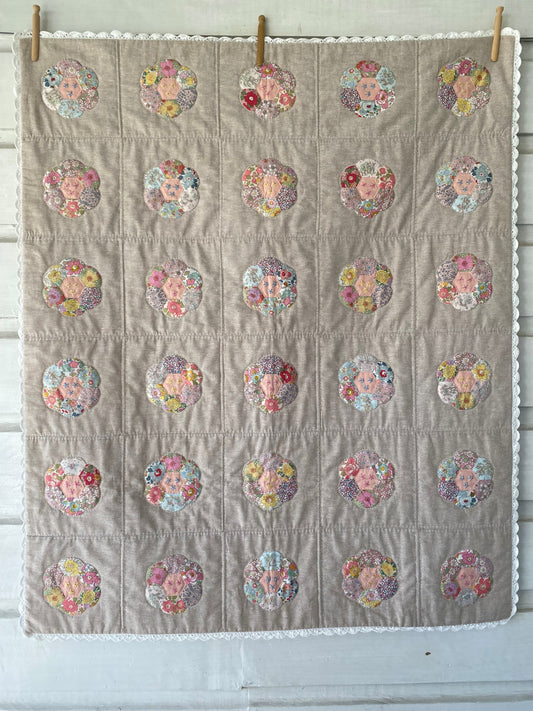 Liberty & Linen Quilt Pattern and Papers designed by Ngaire Montgomery-Williams