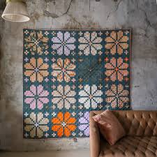 Knitted Blooms Quilt Pattern by Lo & Behold