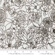 Alli K Designs - True to Hue - Black and White Floral