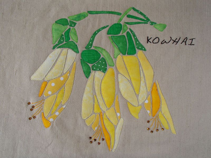 NZ Kowhai Pattern by Tegan montgomery-Williams