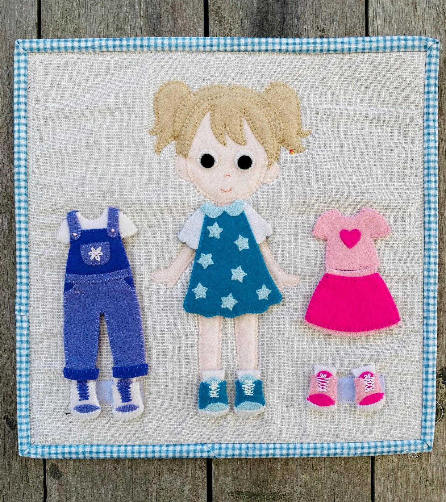My Little Quiet Book Lets Play Dress Ups Pattern Designed by Ella & Franc Designs