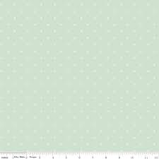 Roses and Violets by Miss Rose Sister Violet - Mint Dots