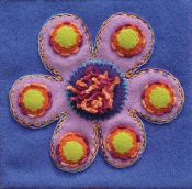 Pre Cut Wool Applique Pack Flower Colourway 2