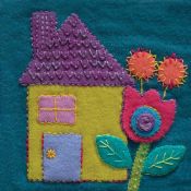 Pre Cut Wool Applique Pack House Colourway 1