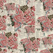 Tim Holtz Palette Collection 223 Red Maps