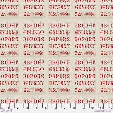 Tim Holtz Palette Collection 224 Red Typography