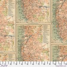 Tim Holtz Palette Collection 233 Orange Maps