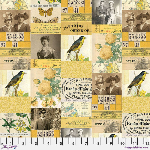 Tim Holtz Palette Collection 240 Yellow Collage
