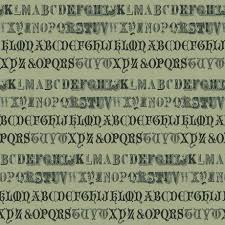 Tim Holtz Palette Collection 264 Green Typography