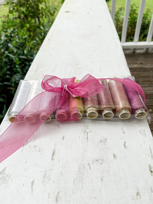 Toned Down Circle Sampler Ellana Wool Thread Kit