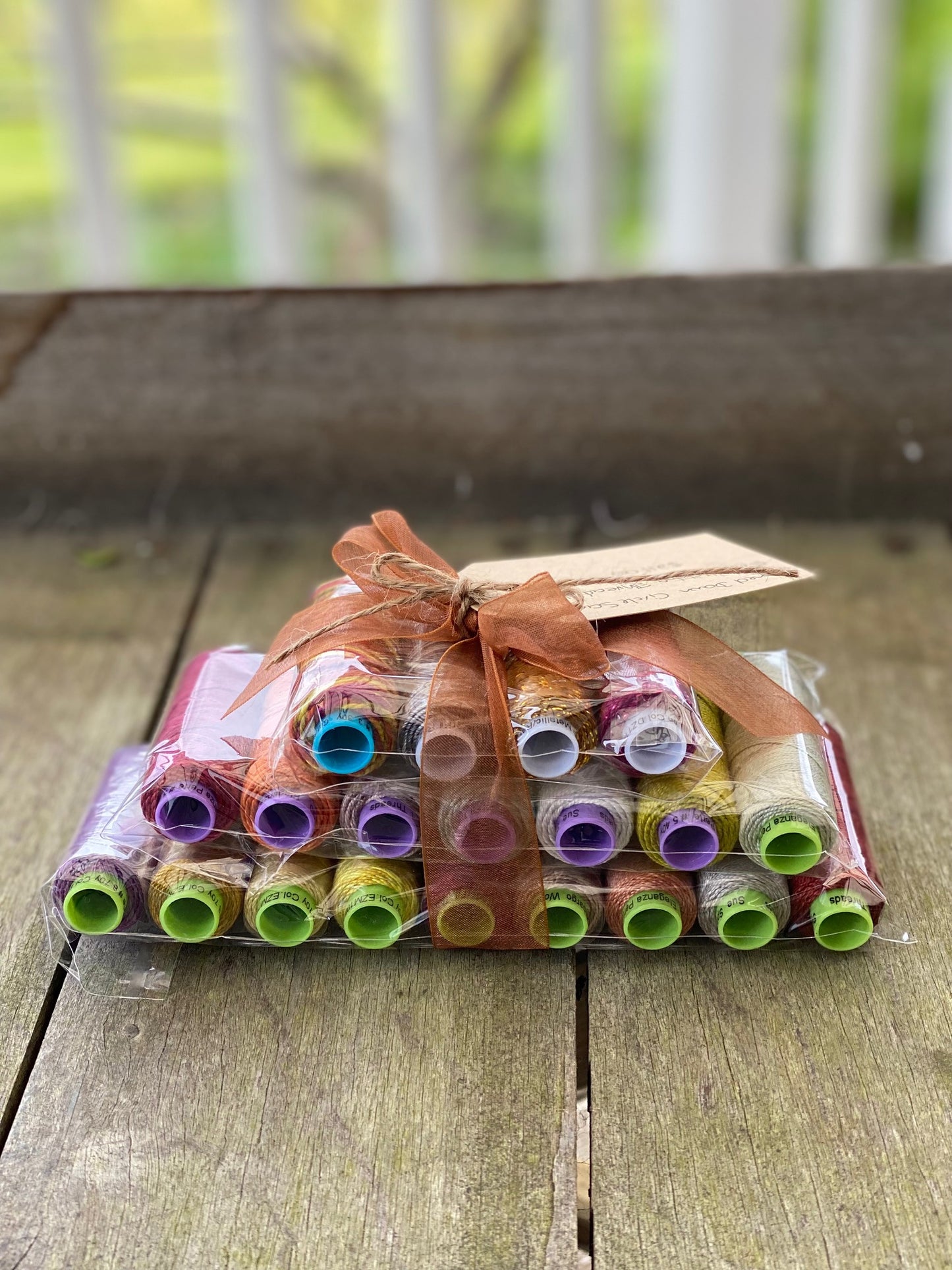Toned Down Circle Sampler Embellishing Thread Kit