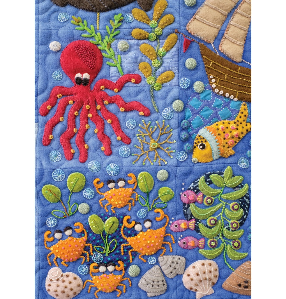 Trade Winds Block of the Month by Sue Spargo