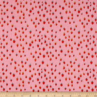 Trixie Strawberries Pink by Heather Ross