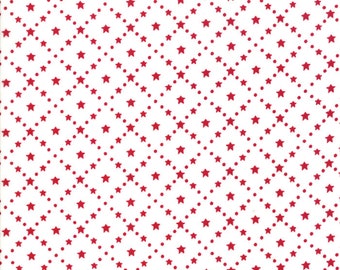 Merry Merry Snowdays - Stars white by Bunnyhill Designs 2947-16