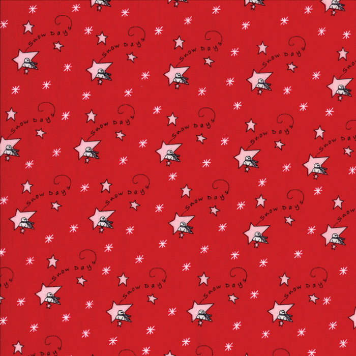Merry Merry Snowdays - Stars red by Bunnyhill Designs 2940-11