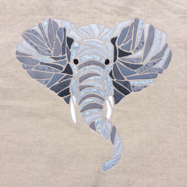 Safari Series - Elle the Elephant Pattern by Tegan Montgomery-Williams