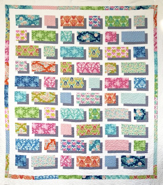 Floating Boxes Quilt Kit by Tegan Montgomery-Williams