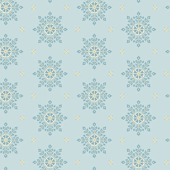 Blue Escape by Laundry Basket Quilts - Crystal Blizzard