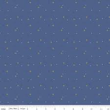 Riley Blake Designs Pattern SC650 by Melissa Mortenson, Navy