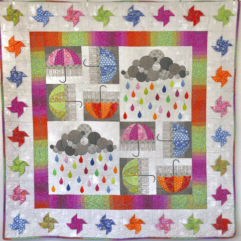 Rainy Days Quilt Pattern by Tegan Montgomery-Williams