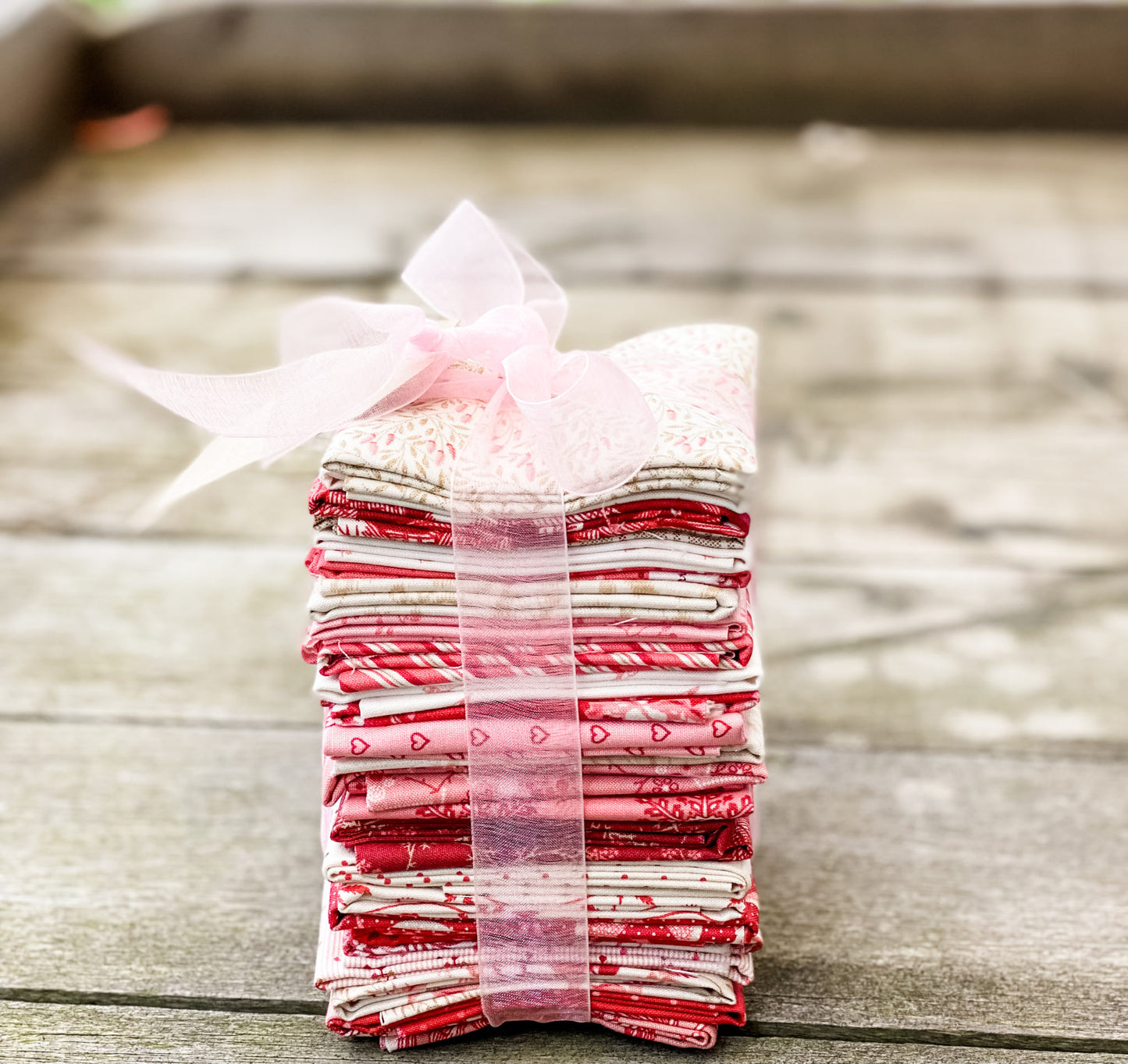 Strawberries & Cream by Laundry Basket Quilts Fat Eights bundle